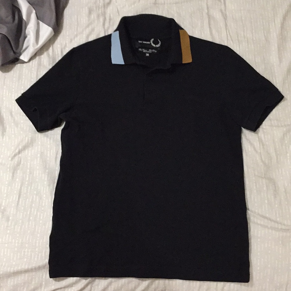 Raf simons x fred perry polo shirt